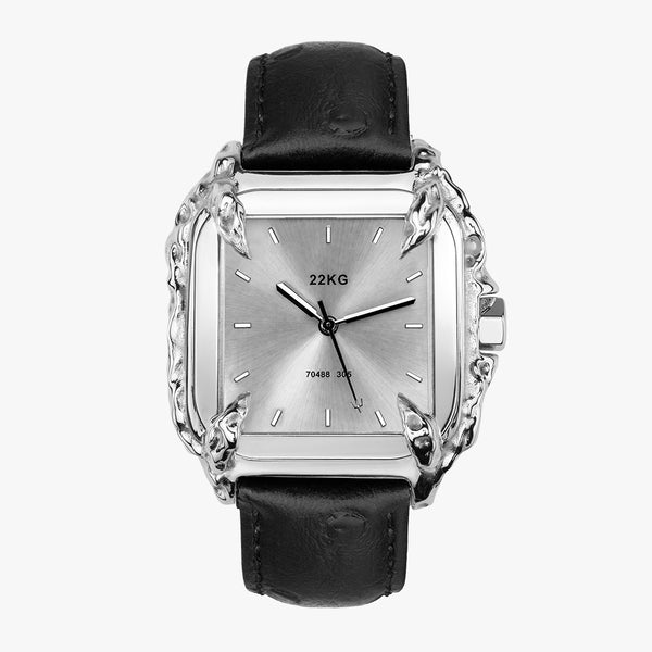 CANINE WATCH® - SILVER DIAL (LEATHER)