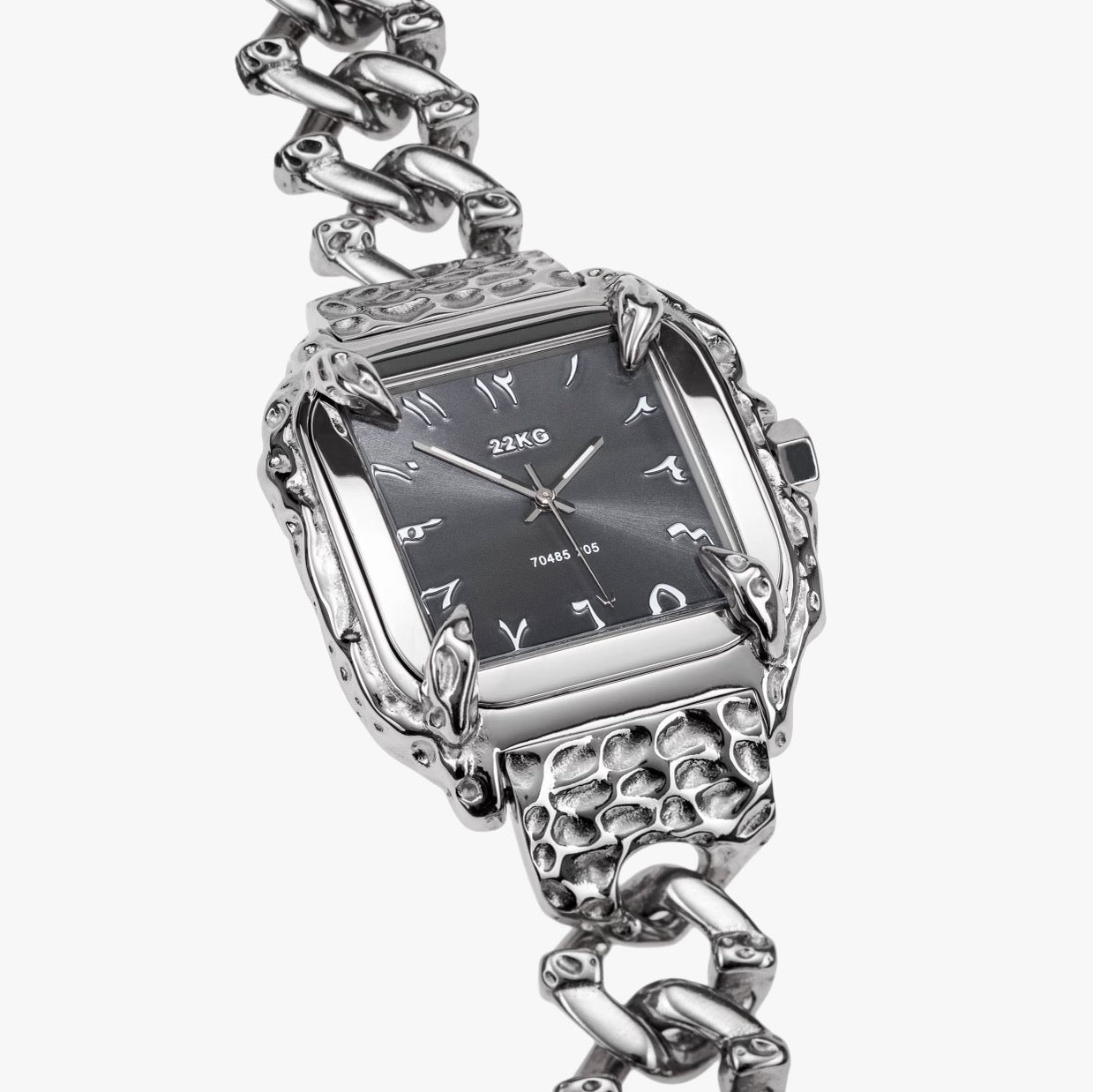 22KG CANINE Watch karta Edition side view  - original in-house stainless steel design 