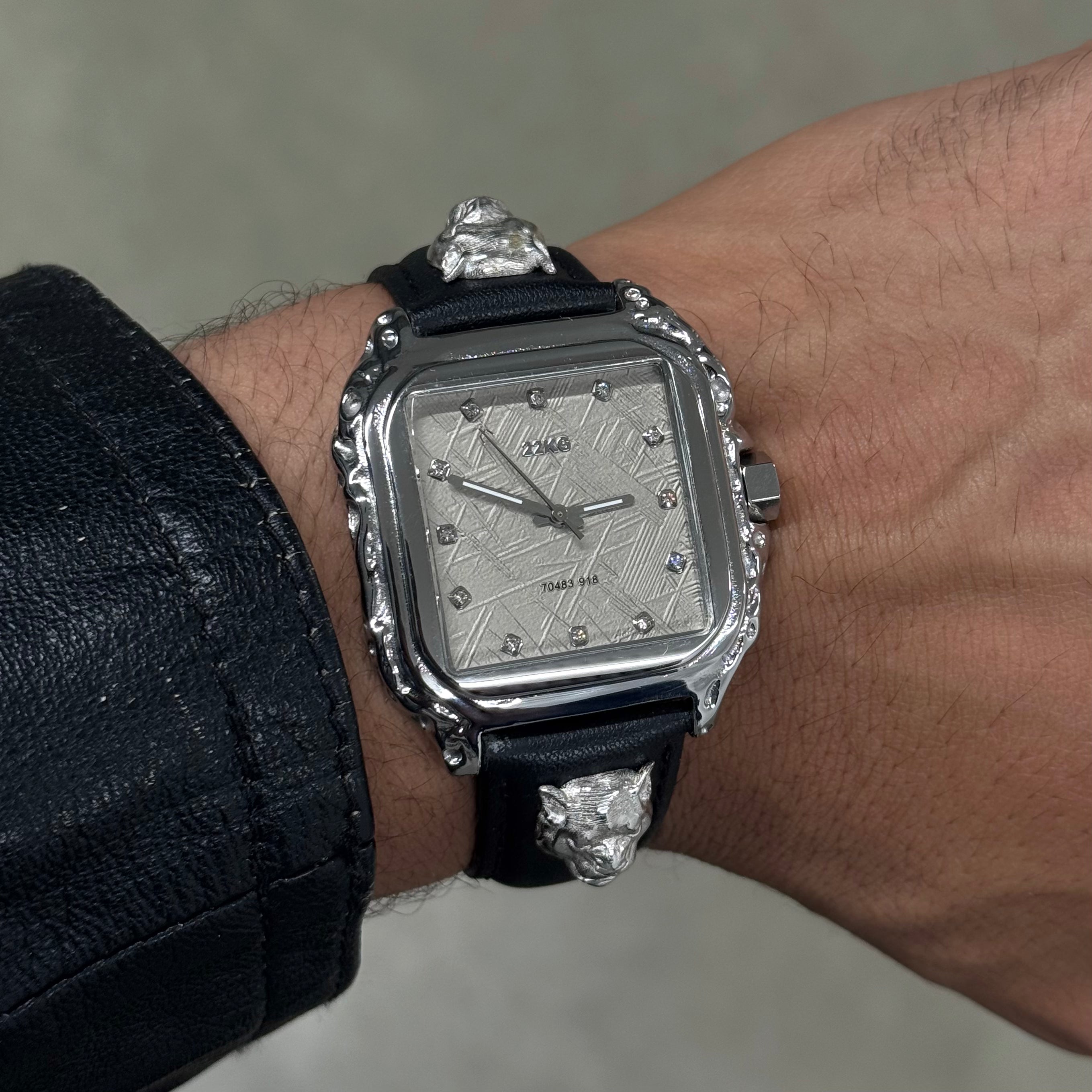 PANTHRA WATCH® LEATHER EDITION - CRATER DIAL