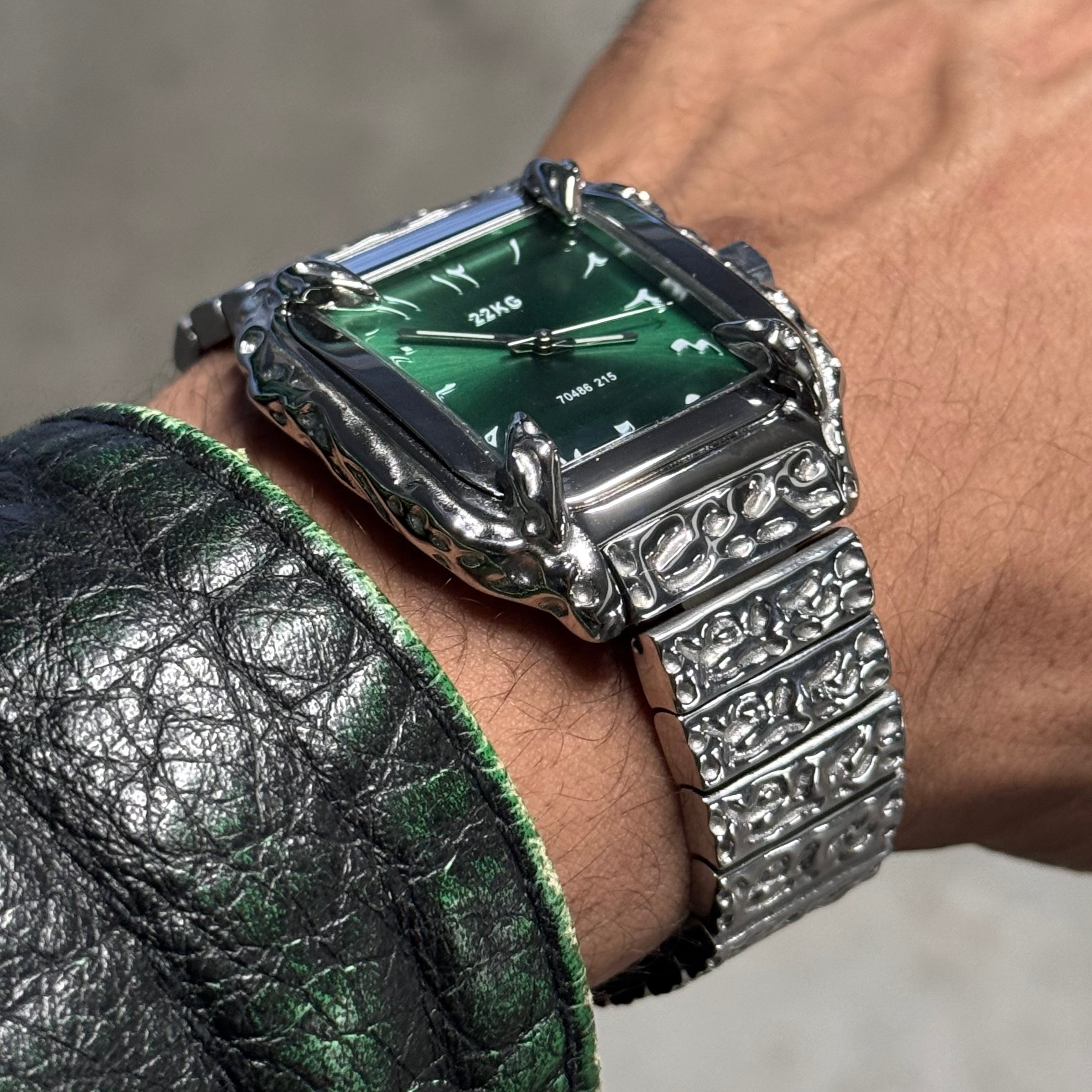 CANINE WATCH® - GREEN ARABIC DIAL