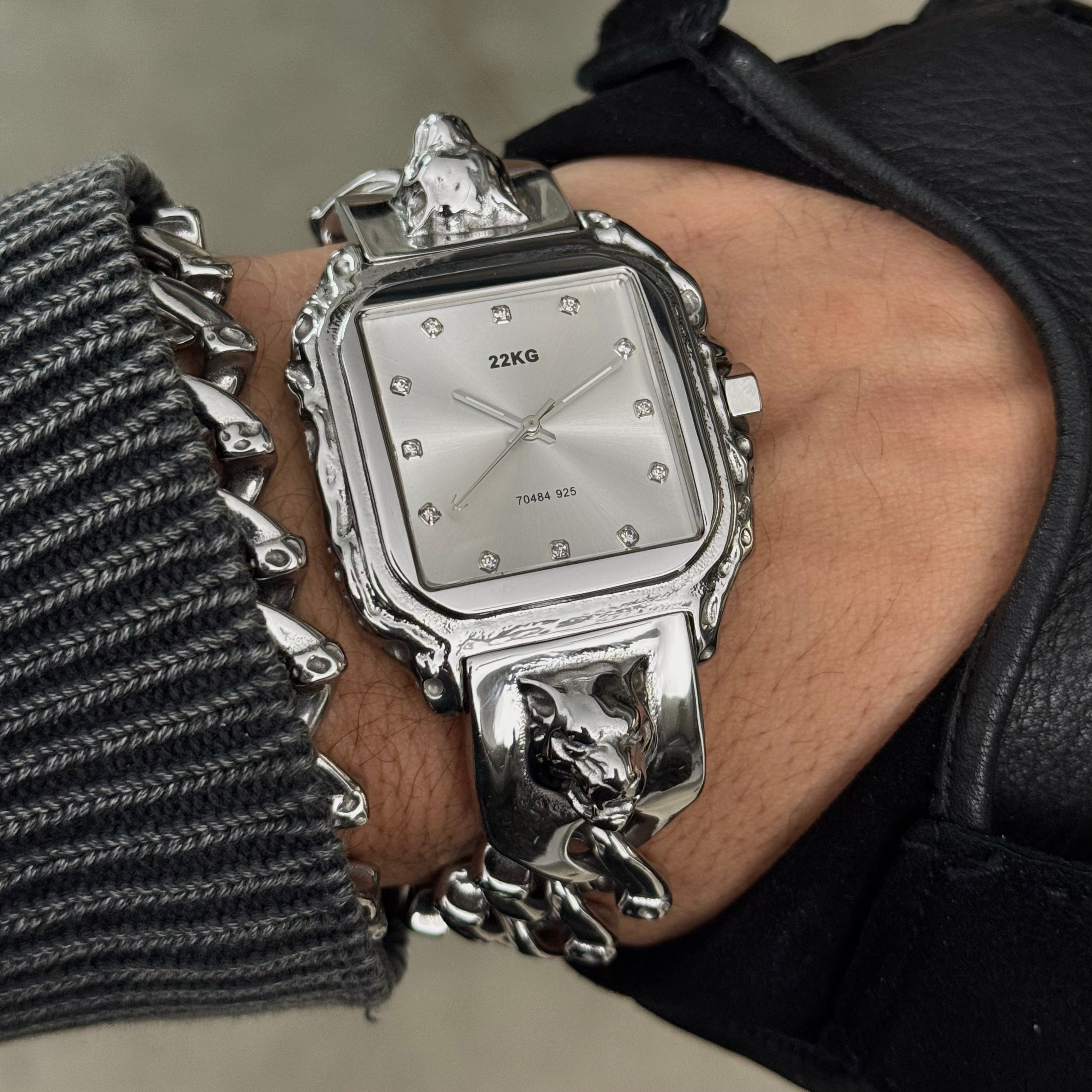 PANTHRA WATCH® - FACET STEEL DIAL