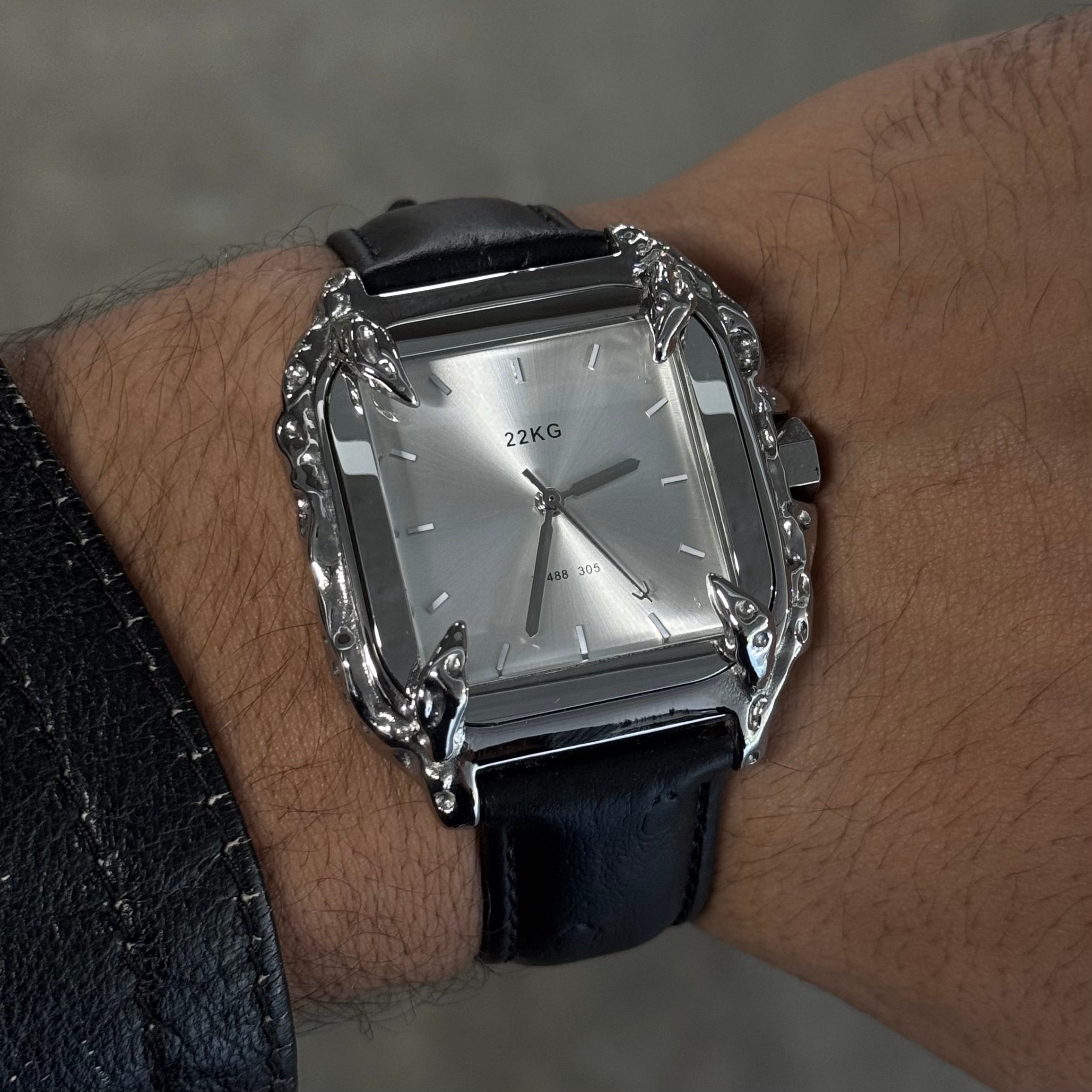 CANINE WATCH® - SILVER DIAL (LEATHER)