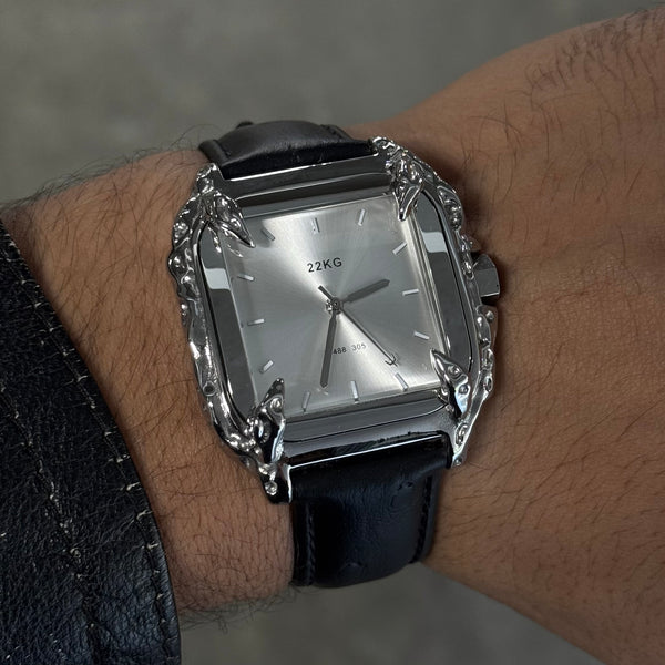 CANINE WATCH® - SILVER DIAL (LEATHER)
