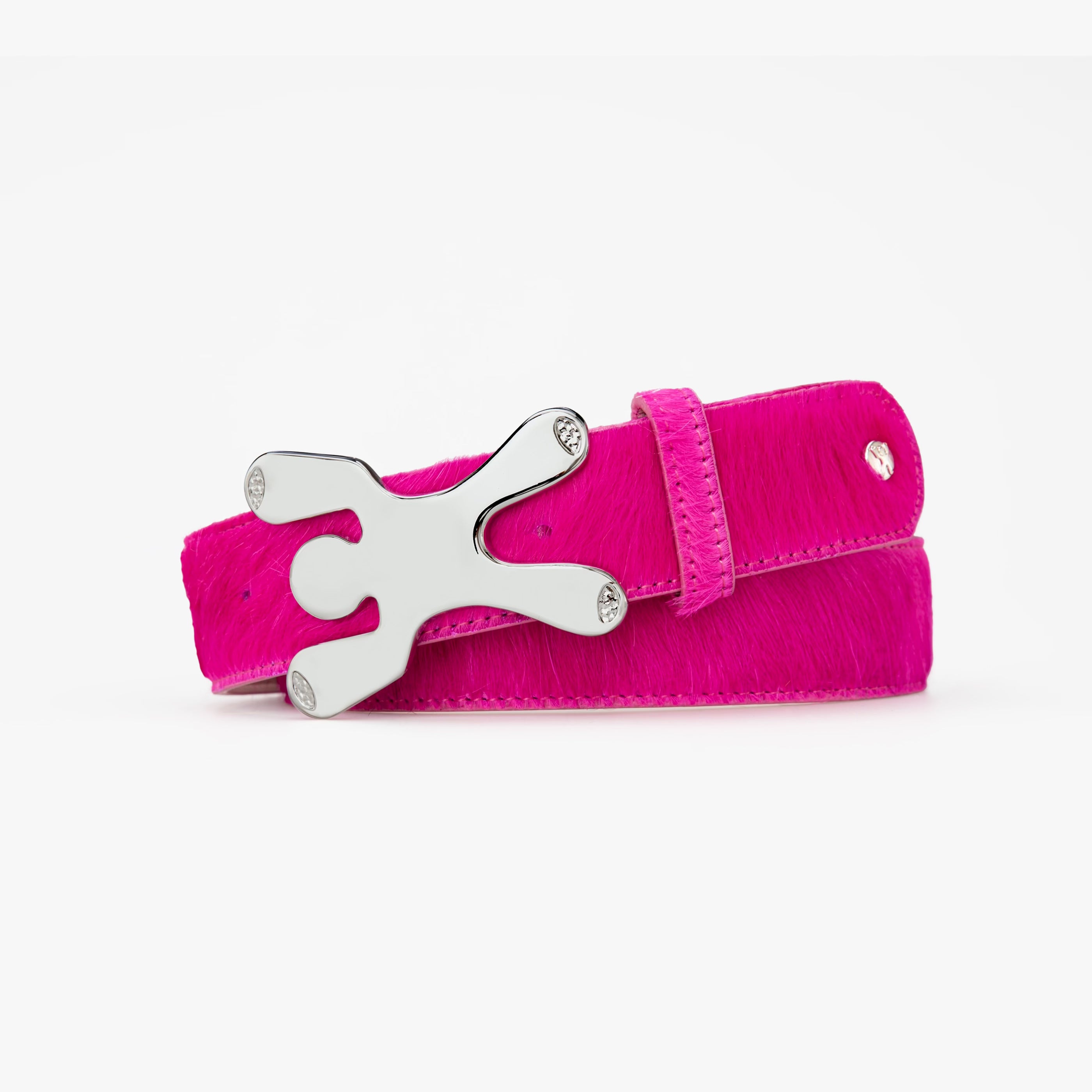 MASKOT PONY HAIR BELT - B001